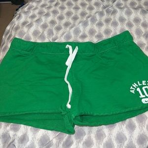 Green Nike Athletic 10 Shorts